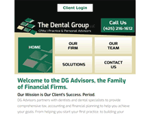 Tablet Screenshot of dentalgroupllc.com